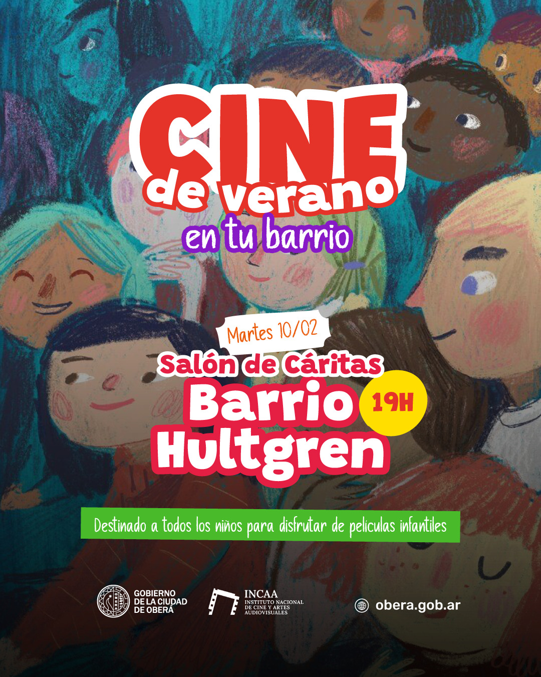 Continuará este mes el programa Cine en tu Barrio - Oberá